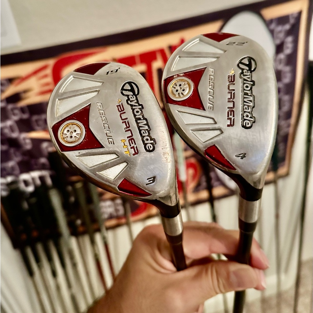 Taylormade Burner Rescue Hybrids 3H & 4H Reg Flex RH (set of 2)